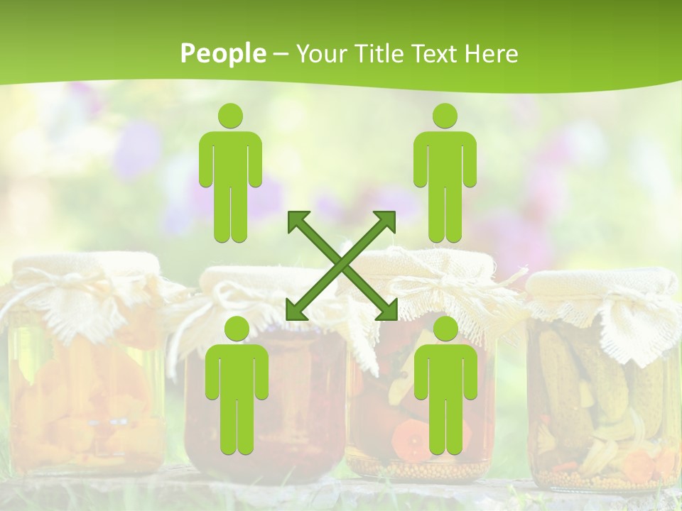 Vinegar Glass Ingredient PowerPoint Template