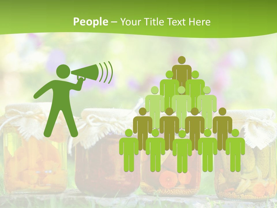 Vinegar Glass Ingredient PowerPoint Template