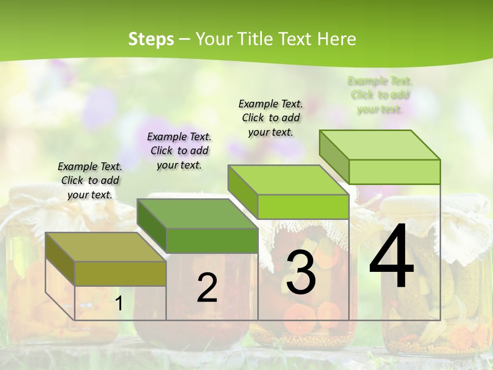 Vinegar Glass Ingredient PowerPoint Template