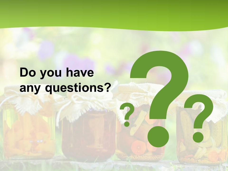 Vinegar Glass Ingredient PowerPoint Template