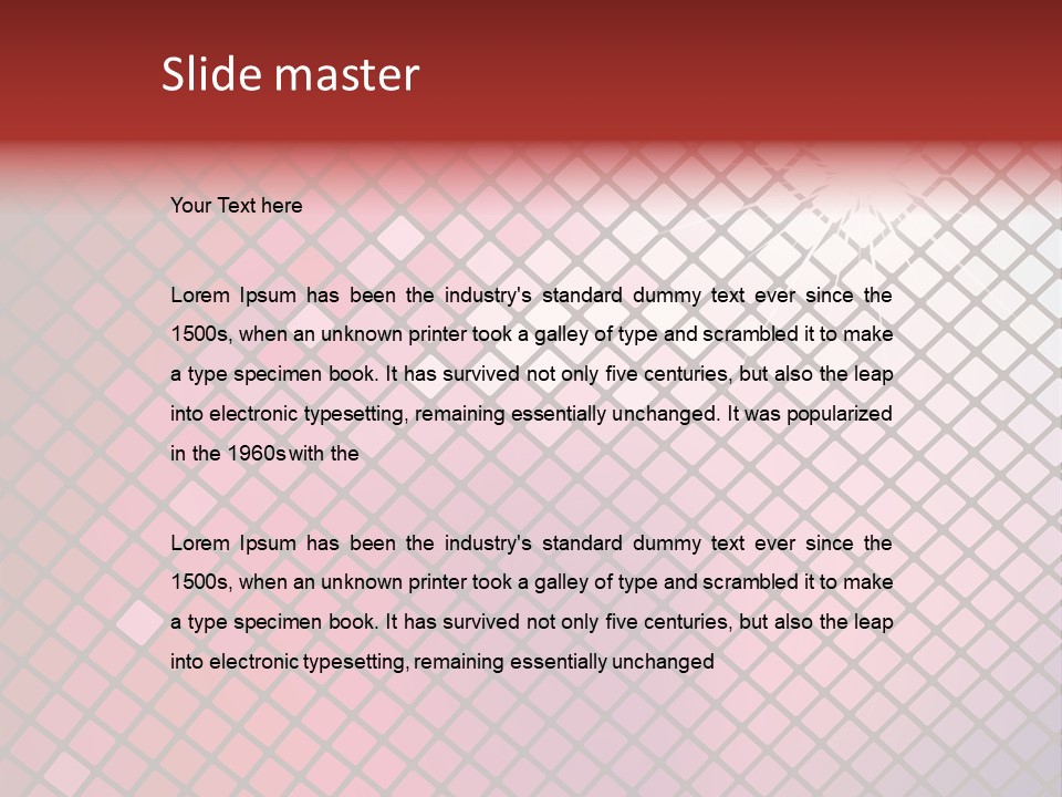 Box Decorative Backdrop PowerPoint Template