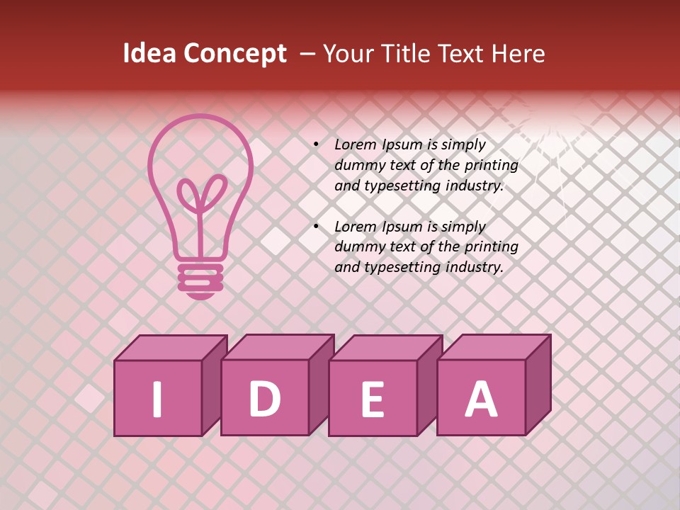 Box Decorative Backdrop PowerPoint Template