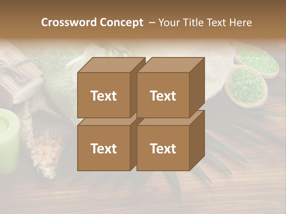 Set Skincare Salt PowerPoint Template