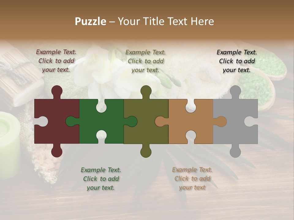 Set Skincare Salt PowerPoint Template