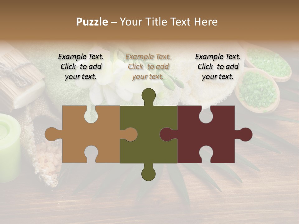 Set Skincare Salt PowerPoint Template