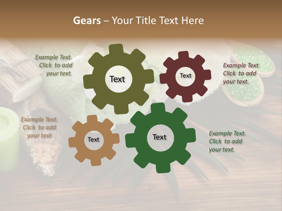 Set Skincare Salt PowerPoint Template