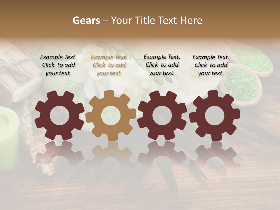 Set Skincare Salt PowerPoint Template