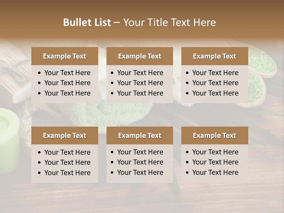 Set Skincare Salt PowerPoint Template