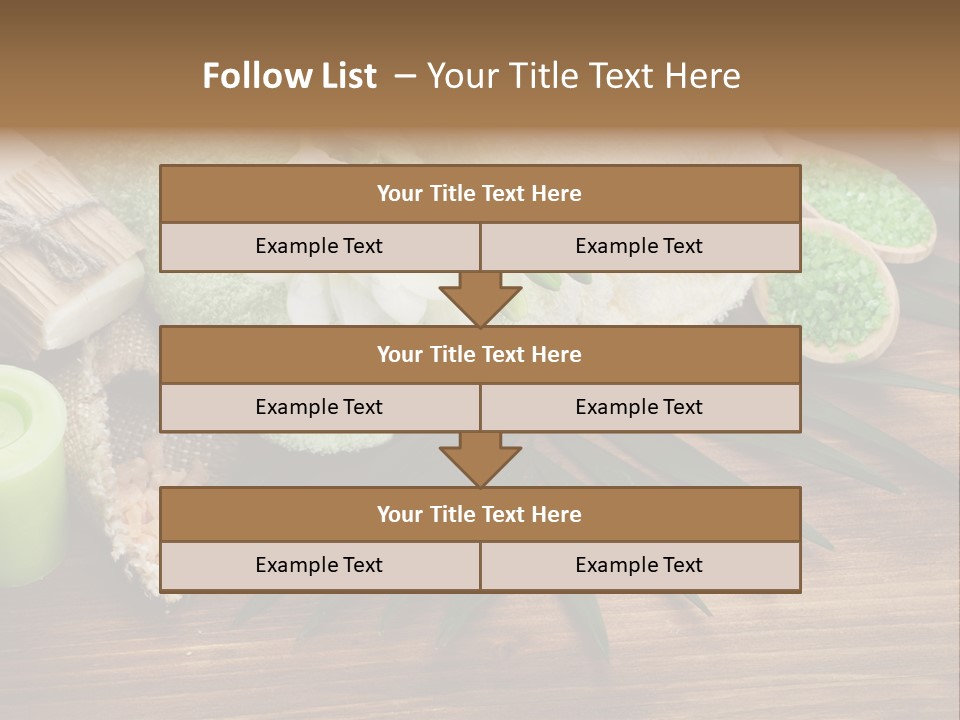 Set Skincare Salt PowerPoint Template