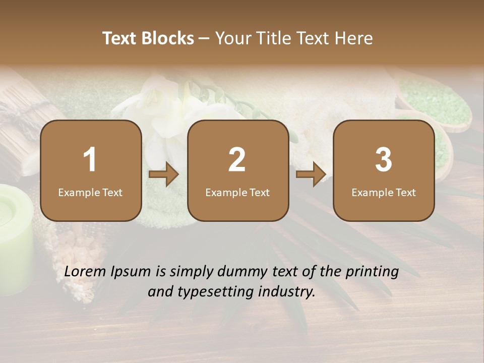 Set Skincare Salt PowerPoint Template