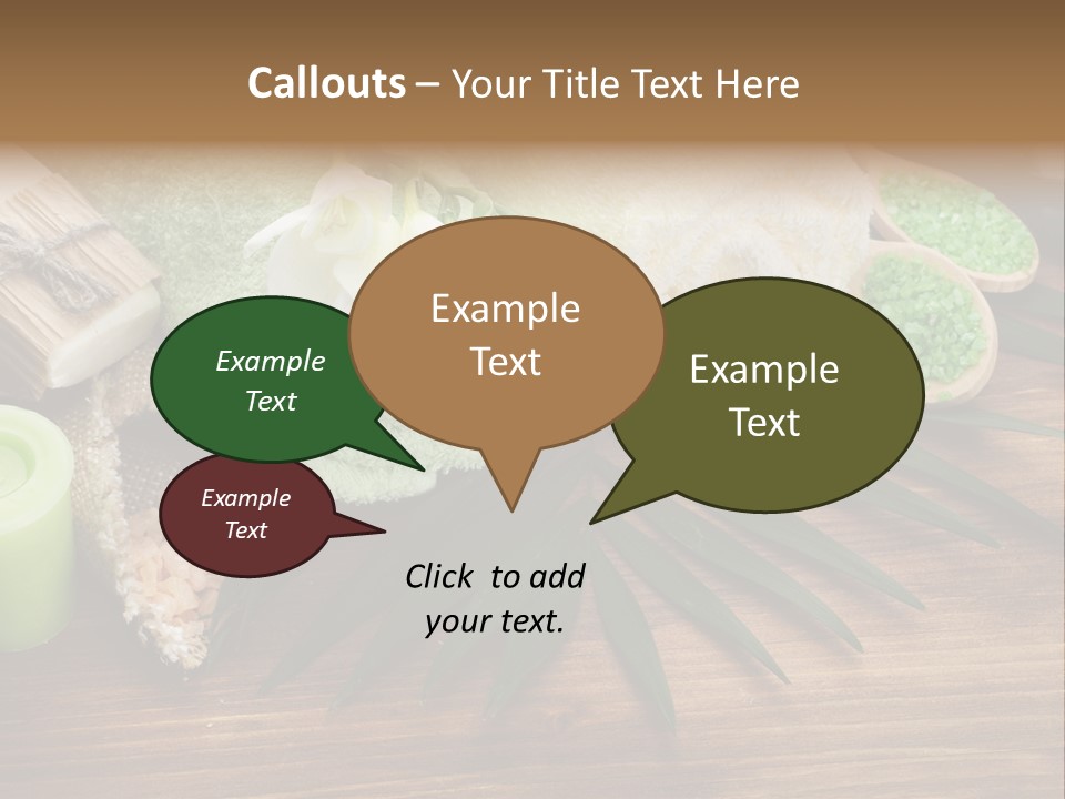 Set Skincare Salt PowerPoint Template