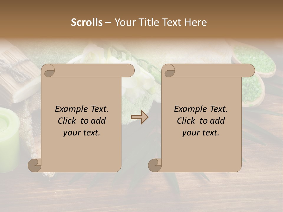 Set Skincare Salt PowerPoint Template