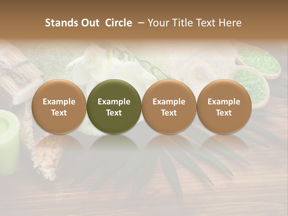 Set Skincare Salt PowerPoint Template