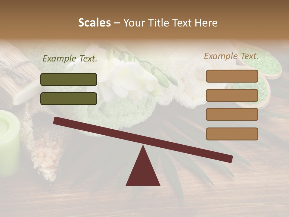Set Skincare Salt PowerPoint Template