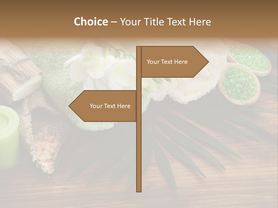 Set Skincare Salt PowerPoint Template