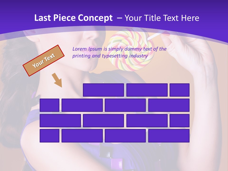 Sexy Heart Person PowerPoint Template