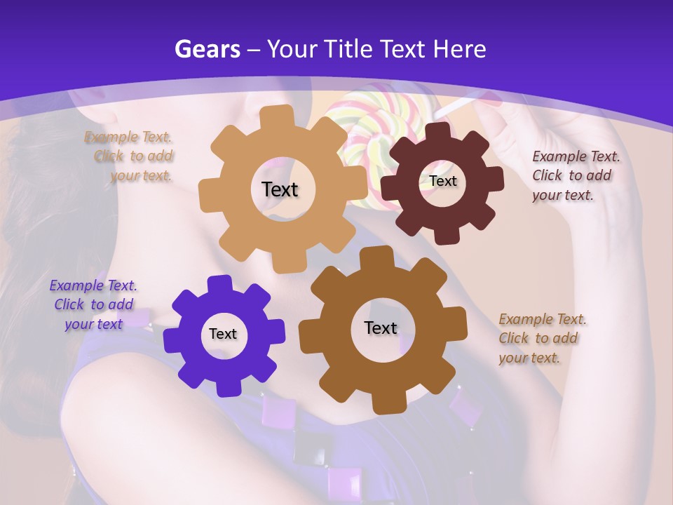 Sexy Heart Person PowerPoint Template