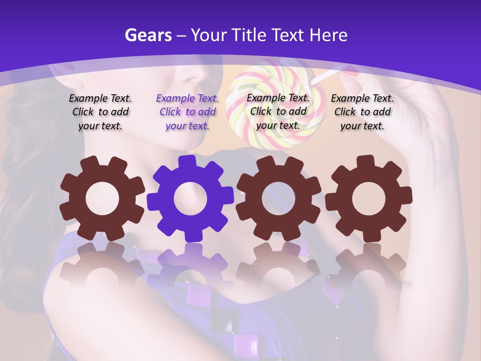 Sexy Heart Person PowerPoint Template