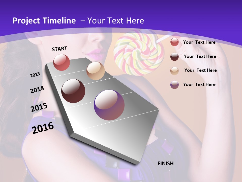 Sexy Heart Person PowerPoint Template