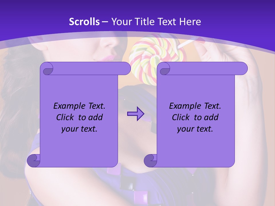 Sexy Heart Person PowerPoint Template