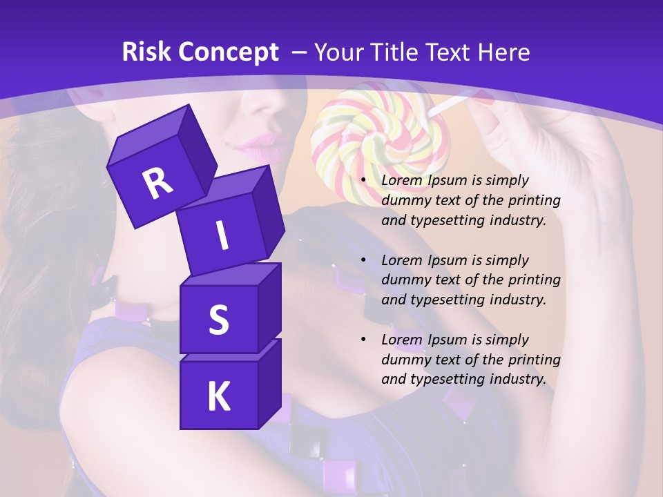 Sexy Heart Person PowerPoint Template