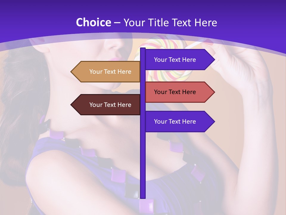 Sexy Heart Person PowerPoint Template