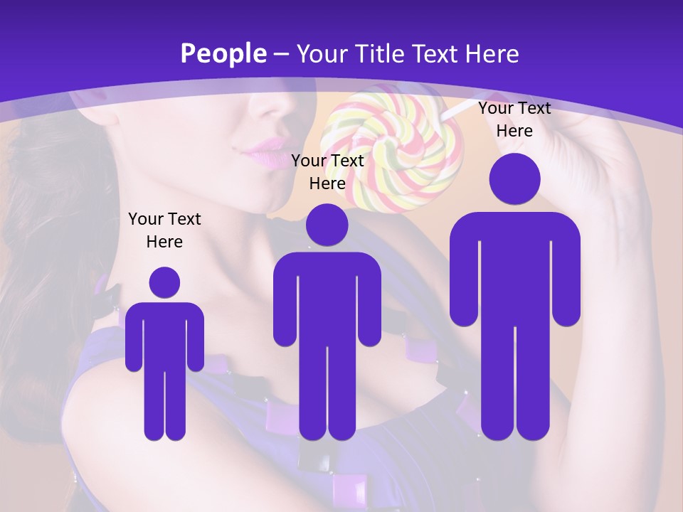 Sexy Heart Person PowerPoint Template