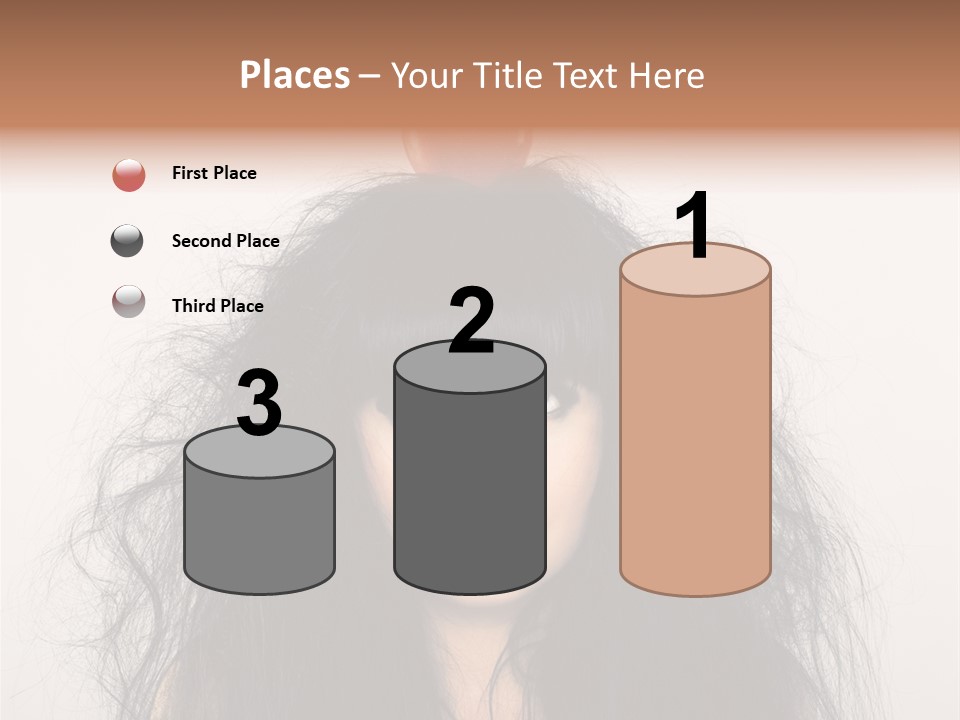 Eyes Shaggy Beautiful PowerPoint Template
