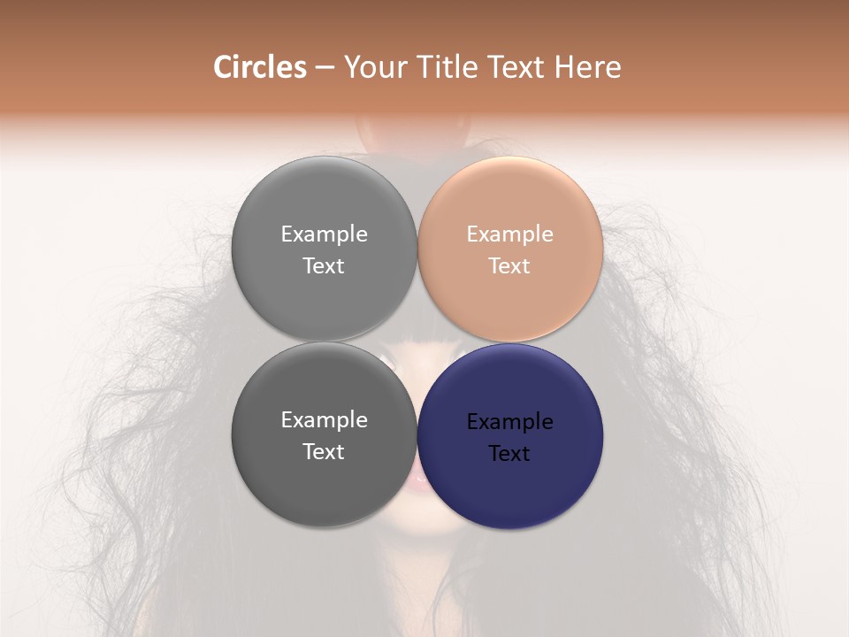 Eyes Shaggy Beautiful PowerPoint Template