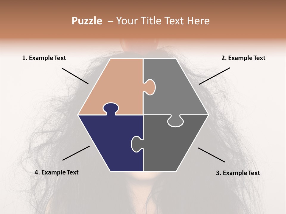 Eyes Shaggy Beautiful PowerPoint Template