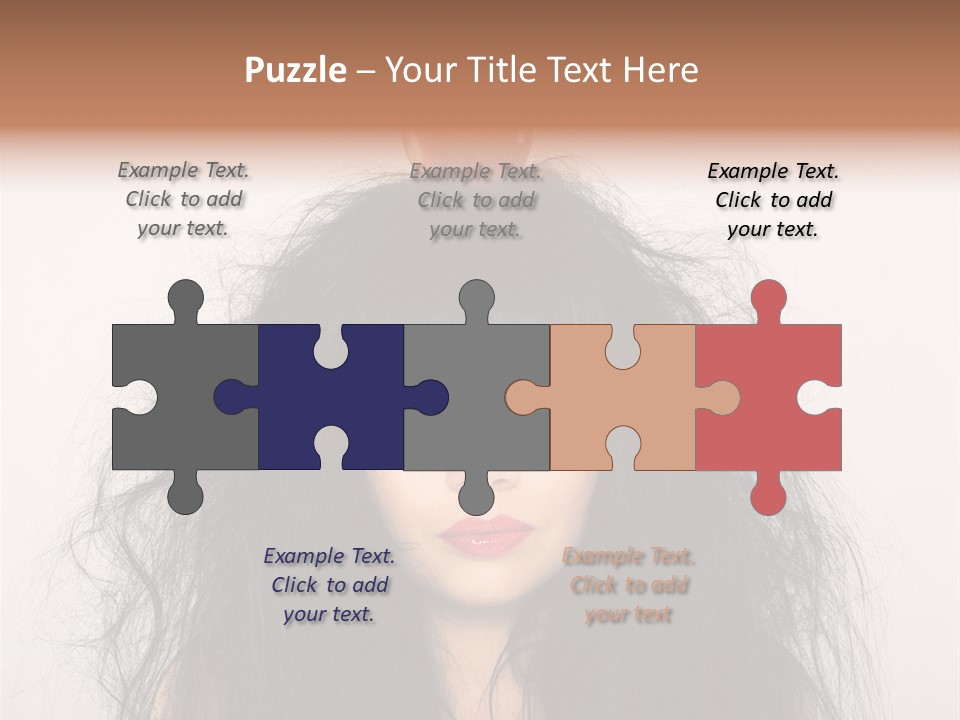 Eyes Shaggy Beautiful PowerPoint Template