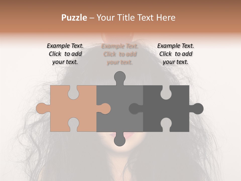 Eyes Shaggy Beautiful PowerPoint Template