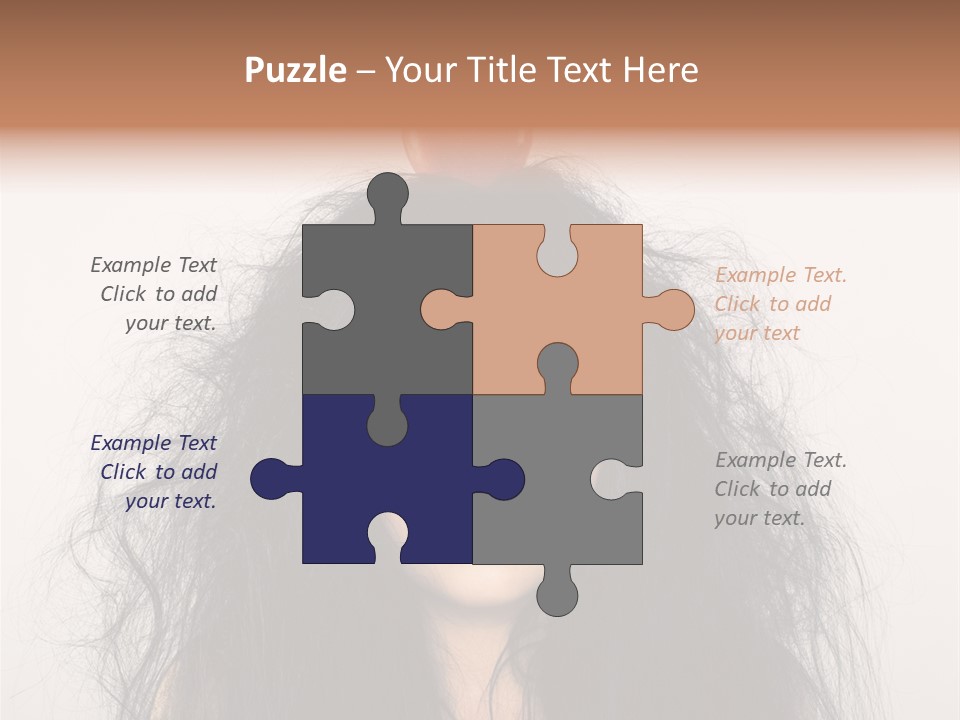 Eyes Shaggy Beautiful PowerPoint Template