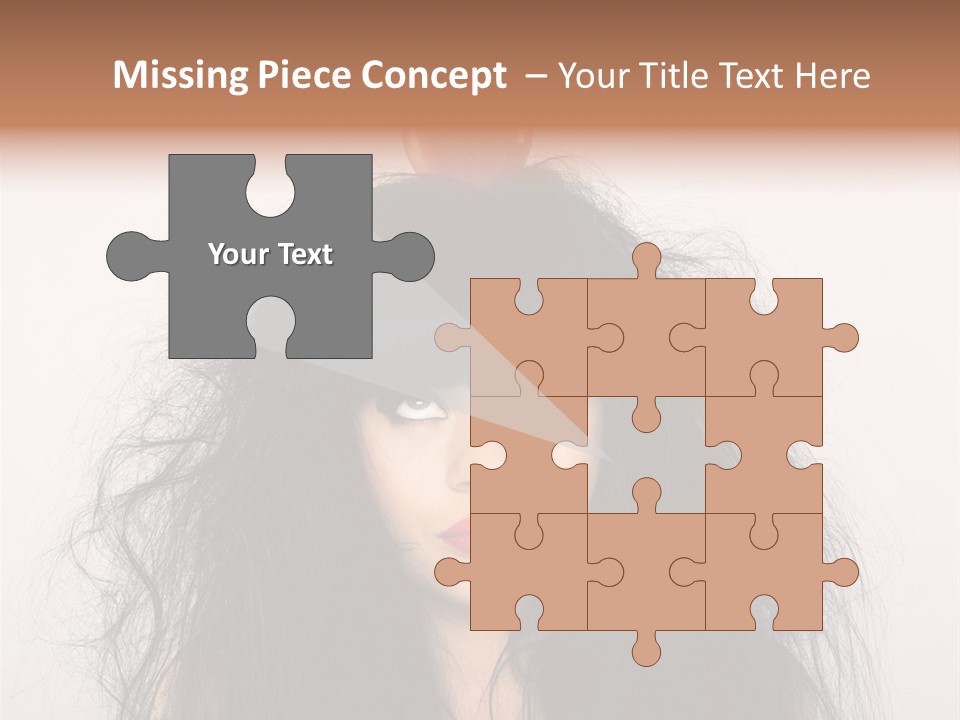 Eyes Shaggy Beautiful PowerPoint Template