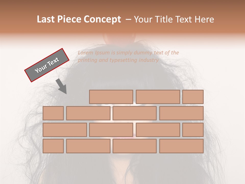 Eyes Shaggy Beautiful PowerPoint Template