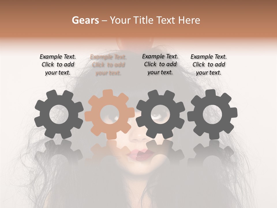 Eyes Shaggy Beautiful PowerPoint Template