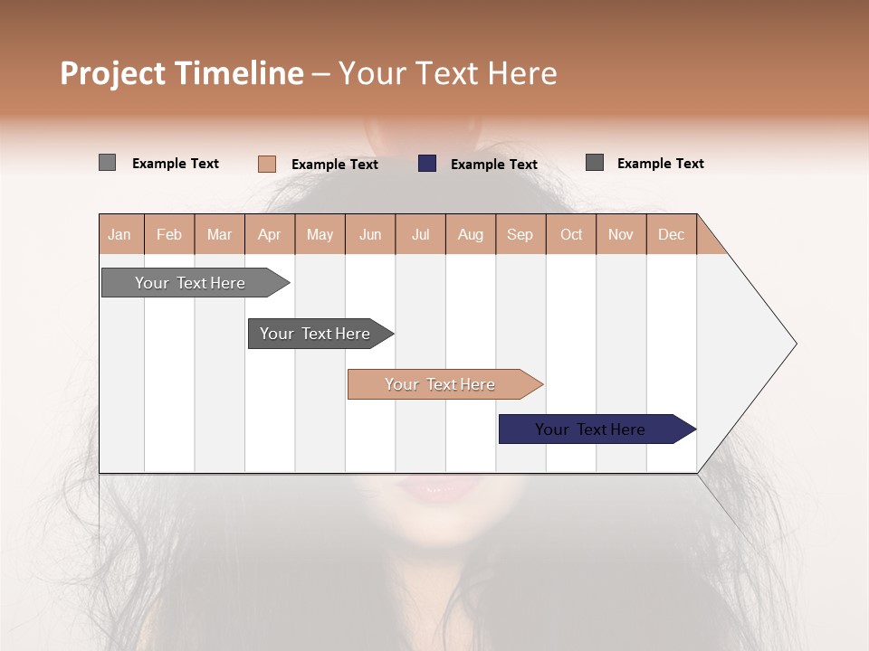 Eyes Shaggy Beautiful PowerPoint Template