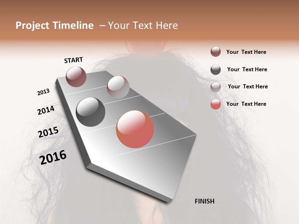 Eyes Shaggy Beautiful PowerPoint Template