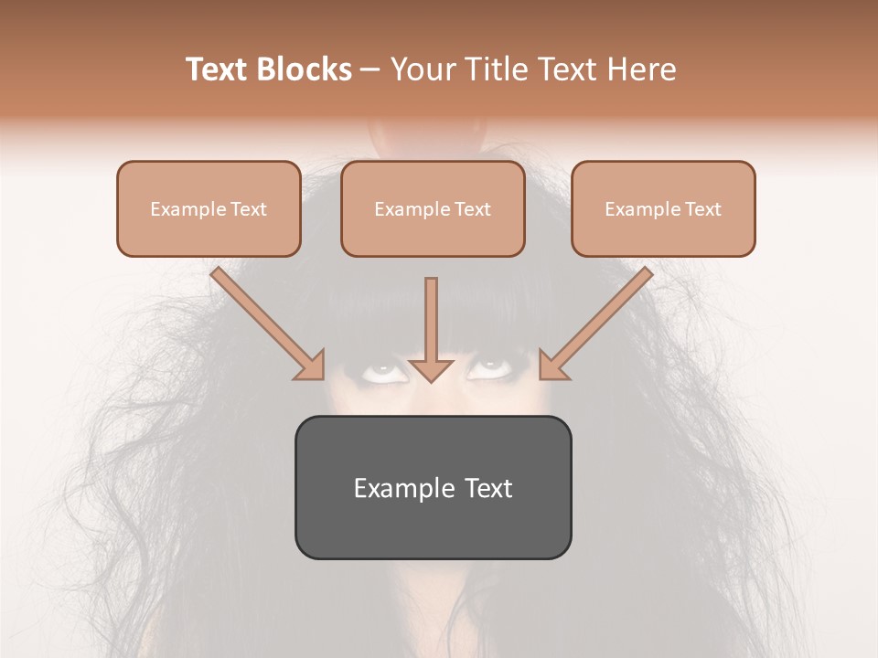Eyes Shaggy Beautiful PowerPoint Template
