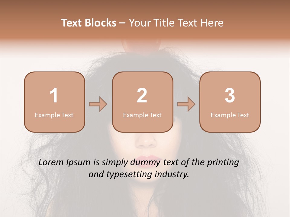 Eyes Shaggy Beautiful PowerPoint Template