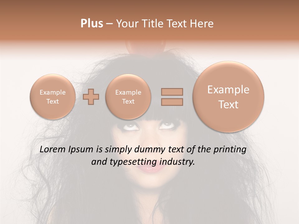 Eyes Shaggy Beautiful PowerPoint Template