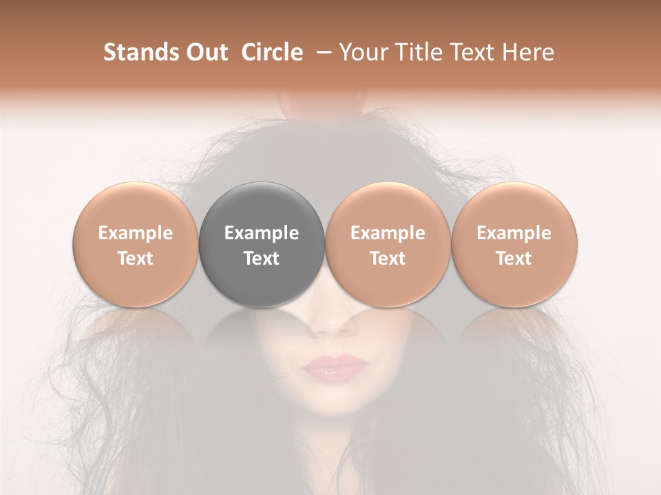 Eyes Shaggy Beautiful PowerPoint Template