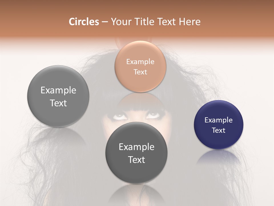 Eyes Shaggy Beautiful PowerPoint Template