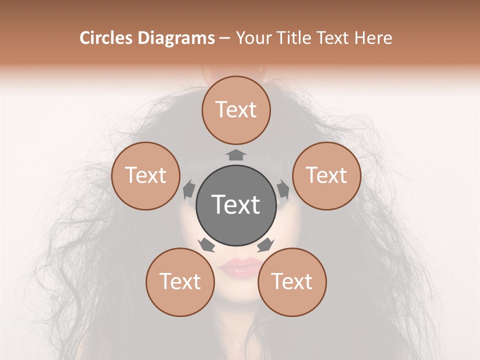 Eyes Shaggy Beautiful PowerPoint Template
