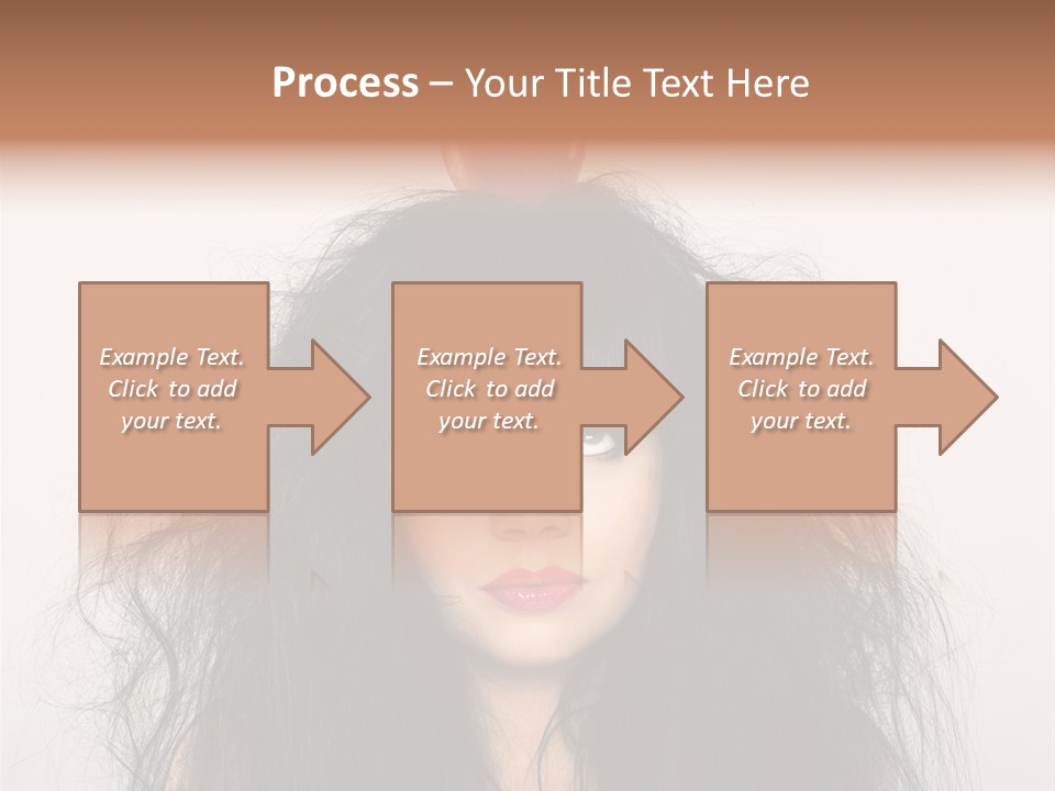 Eyes Shaggy Beautiful PowerPoint Template