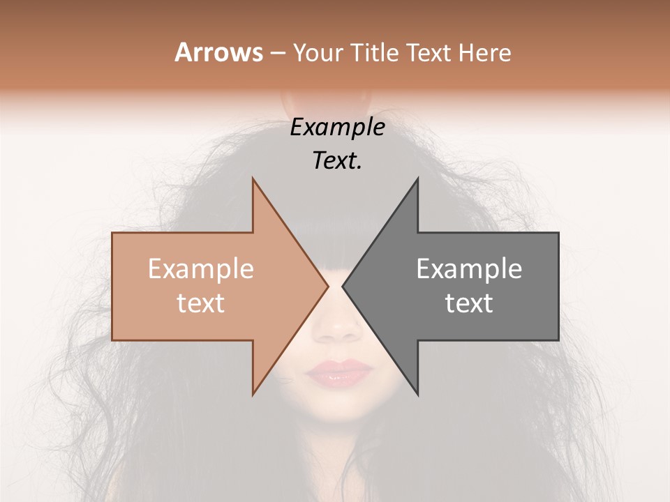 Eyes Shaggy Beautiful PowerPoint Template