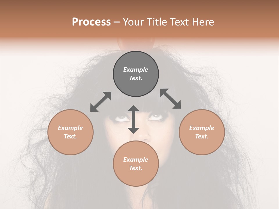 Eyes Shaggy Beautiful PowerPoint Template
