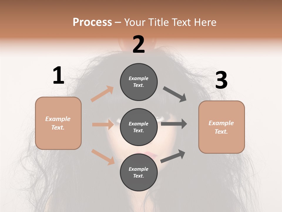 Eyes Shaggy Beautiful PowerPoint Template