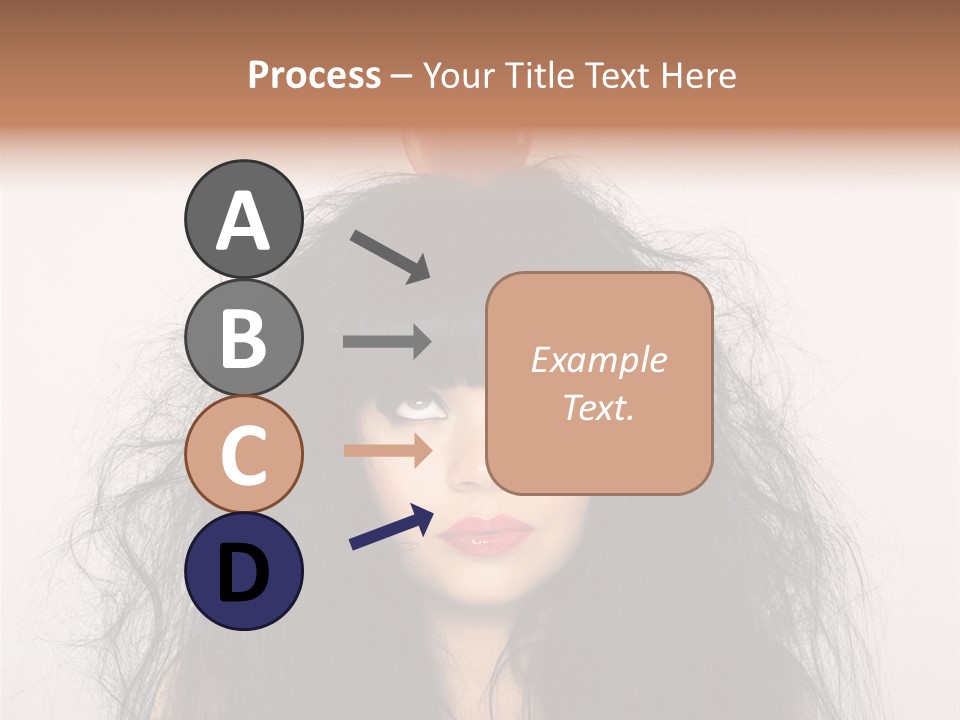 Eyes Shaggy Beautiful PowerPoint Template
