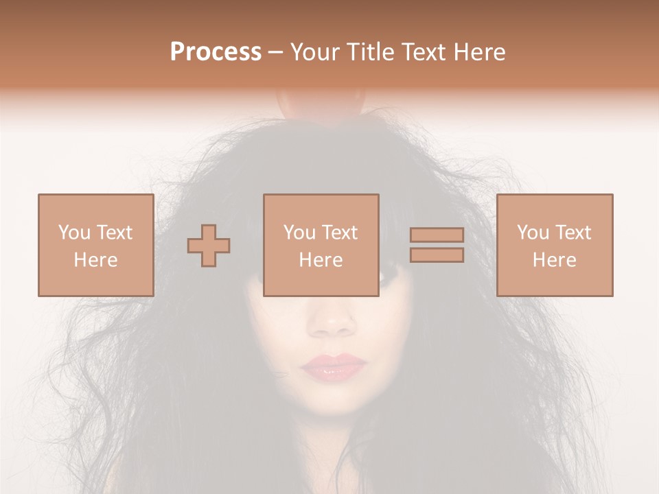 Eyes Shaggy Beautiful PowerPoint Template